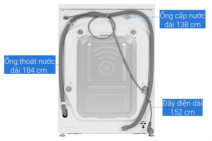 Máy giặt Lồng Ngang LG AI DD Inverter FV1412S4W 12 kg